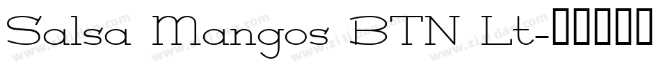 Salsa Mangos BTN Lt字体转换